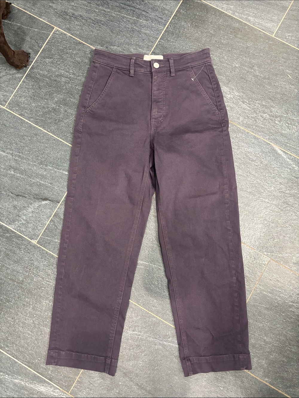 Everlane Plum straight leg crop jeans